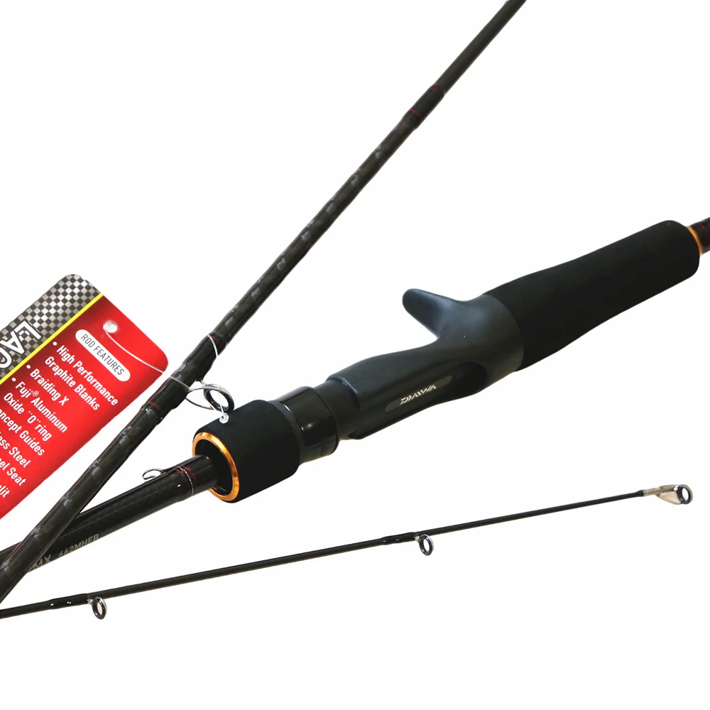 

DAIWA LAGUNA MX Baitcasting Lure Fishing Rod M/MH Power 1.68/1.8/1.98/2.1M Carbon Spinning Fishing Stick Aluminum Oxide Guides