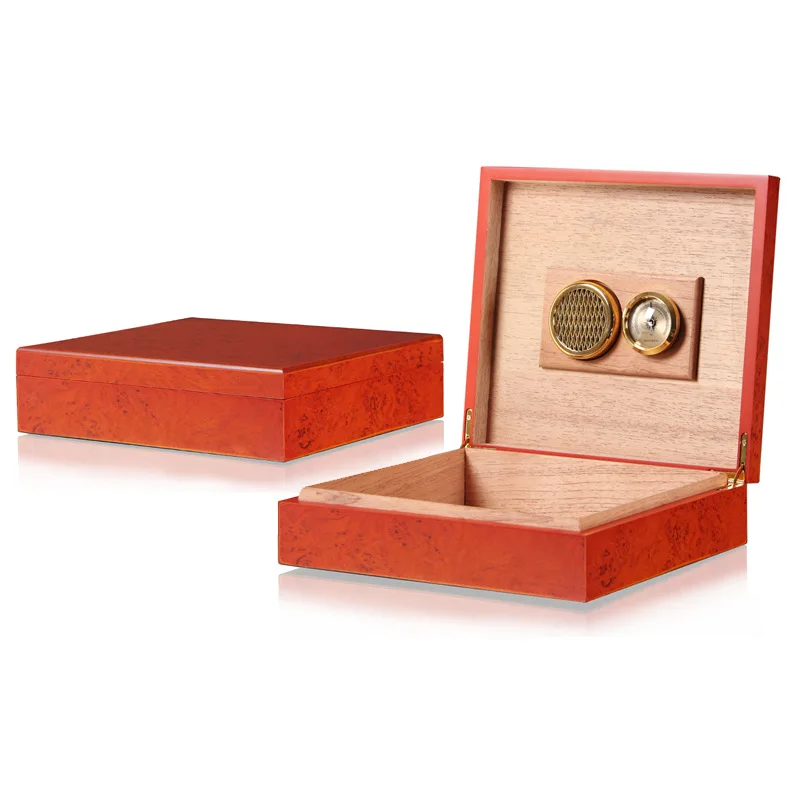 Cedar Wood Cigar Humidor Storage Case Box with Hygrometer and Humidifier AUG889 image 3