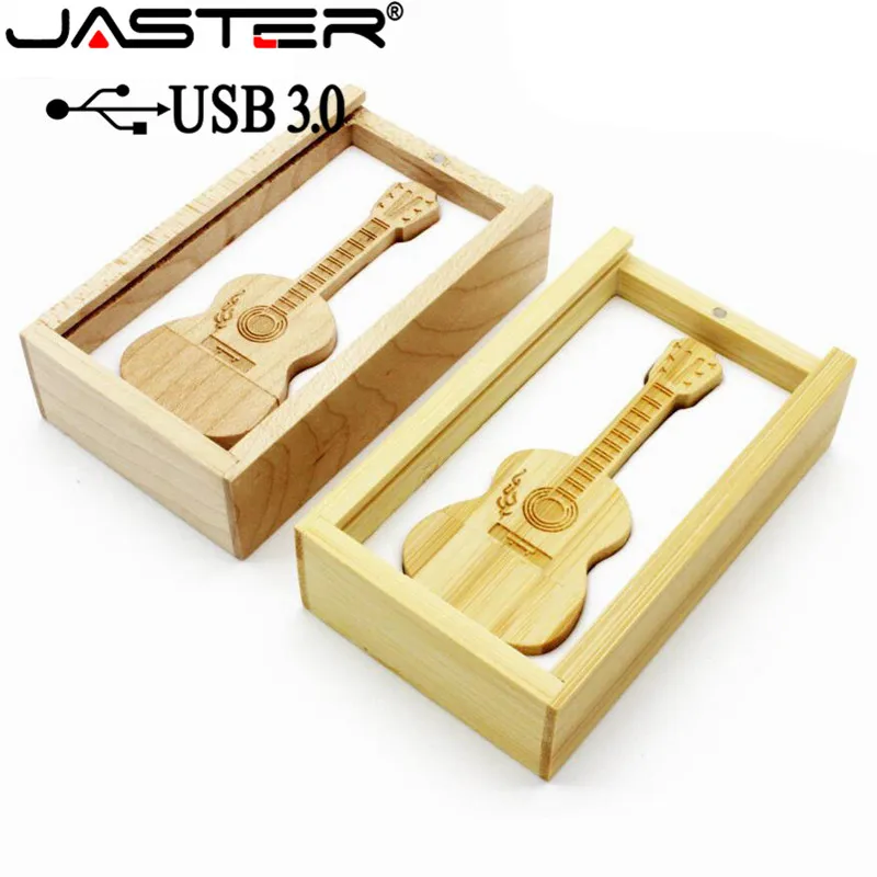 Корабль USB 3 0 деревянный Гитары + Подарочная коробка флэш-накопитель 4 Гб