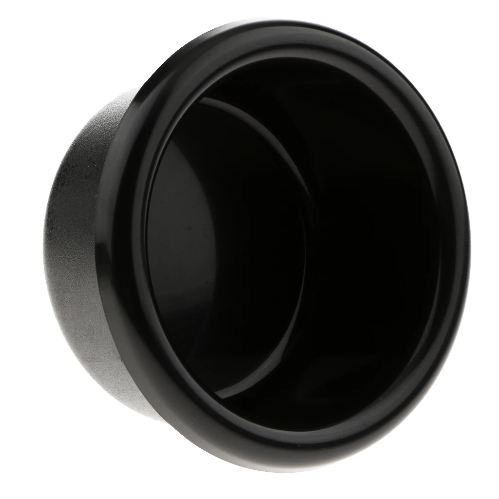 

Universal Black Plastic Cup Drink Can Holder 90mm Dia for Boat Marine RV Install Almost Anywhere Table Counter Top Dashboard