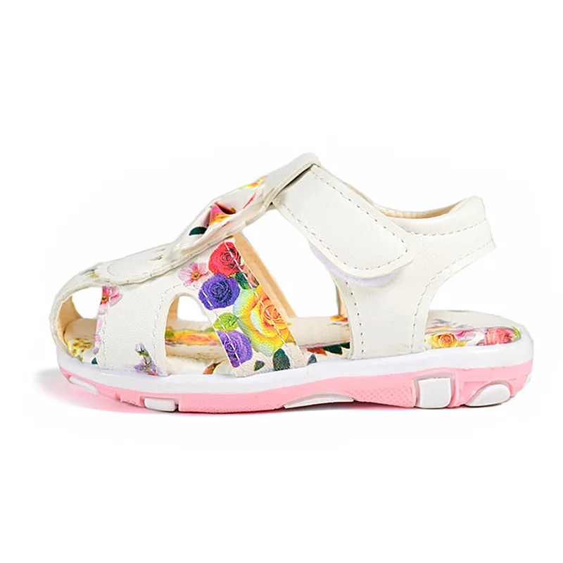 

Baby Sandals Girls Baby Shoes Summer 0-3 Year Non-Slip Soft Bottom Kid Toddler Shoes Bow Flower Hollow Out Girl Princess Sandals
