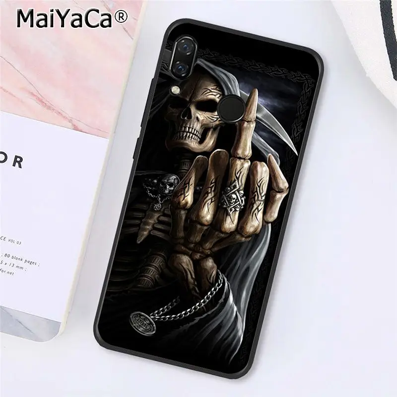 A13 MaiYaCa Мрачный Жнец "скелетная" Капа чехол для телефона для Xiaomi Redmi8 4X 6A S2 5A Redmi 5 5Plus Note7 8Pro 7A 6A - Цвет: A13