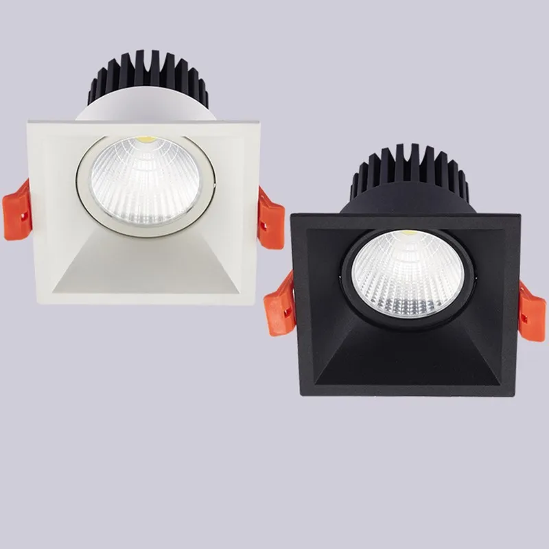 

Recessed LED Dimmable Downlight COB 7W/10W/15W/18W Spot light decoration Ceiling Lamp AC 110V 220V