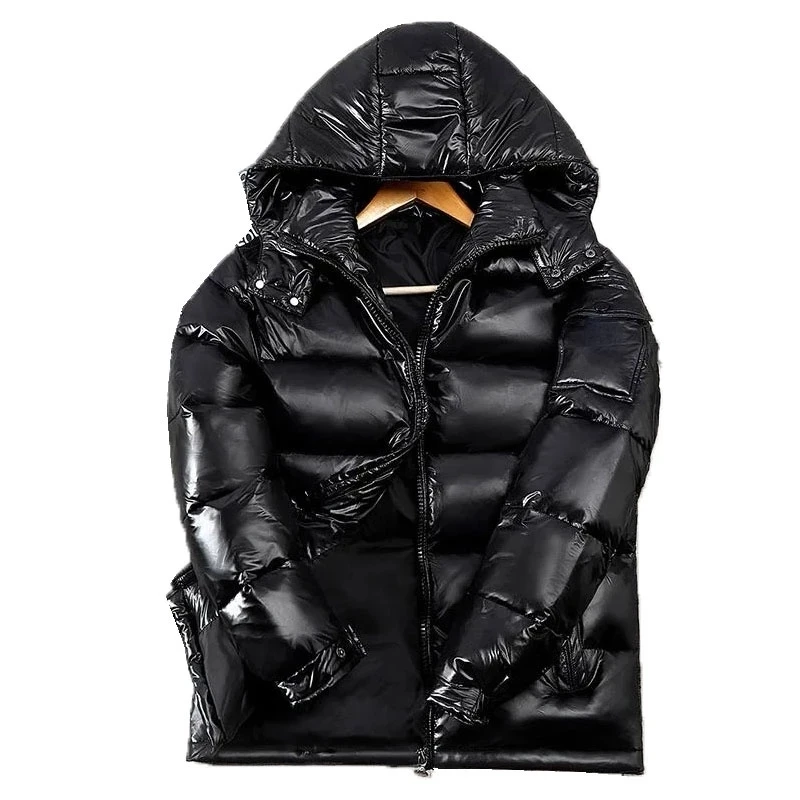 

Men's Hooded Casual Down Jacket Thick And Warm Autumn And Winter Fashion Brand Men And Women Winter Clothing Down Jackets Coats