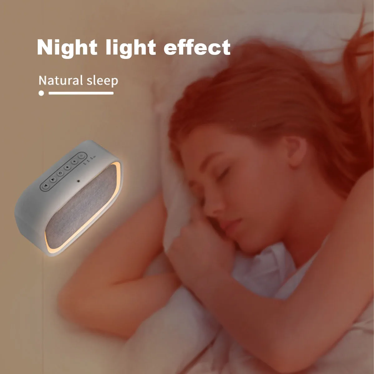 M&aacute;quina de sonido Natural para dormir, luz nocturna para oficina, canciones de cuna, ruido blanco, lluvia, Oc&eacute;ano, viaje para ni&ntilde;os, relajaci&oacute;n relajante-2