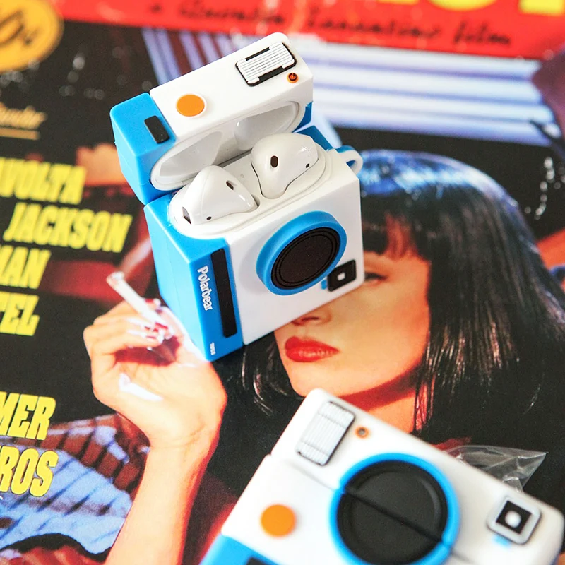 Новый дизайнерский чехол для Apple Airpods 1 2 Pro 3D Lupct зеленой камеры наушники-вкладыши