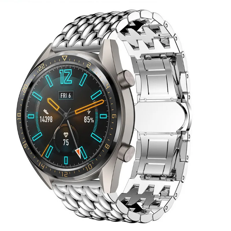 2020 Metal Stainless Steel Band for Samsung Galaxy Watch 20mm Strap for Gear S3 Frontier /Galaxy Watch Active 40mm Professional