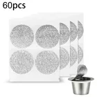 Крышки для кофейных капсул, из алюминиевой фольги, многоразовые, 4060 шт.