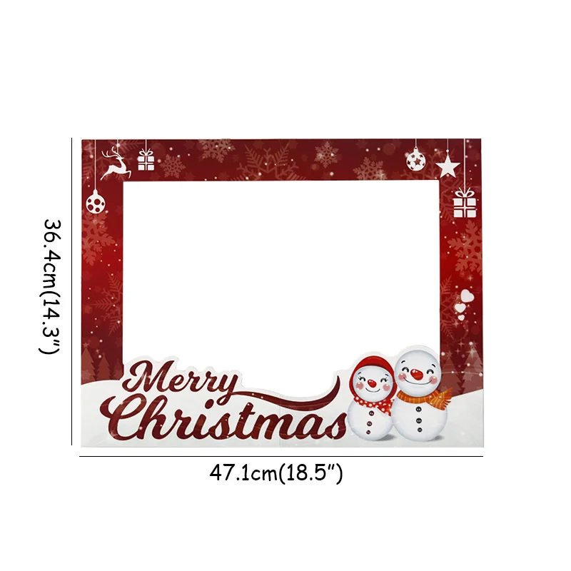 photo frame-C Счастливого Рождества фоторамка реквизит Рождественские настольные украшения Navidad праздничные вечерние фоторамки год noel - Цвет: photo frame-C