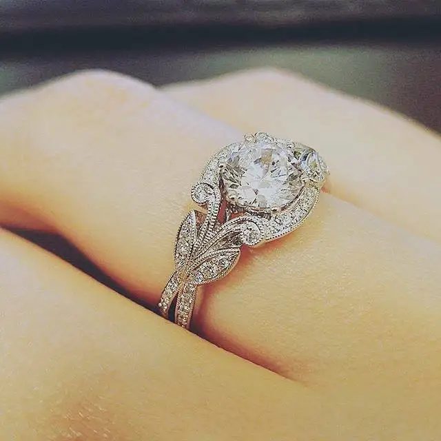 Новое серебряное кольцо S925 принцессы с бриллиантами для женщин Anillos De VS1