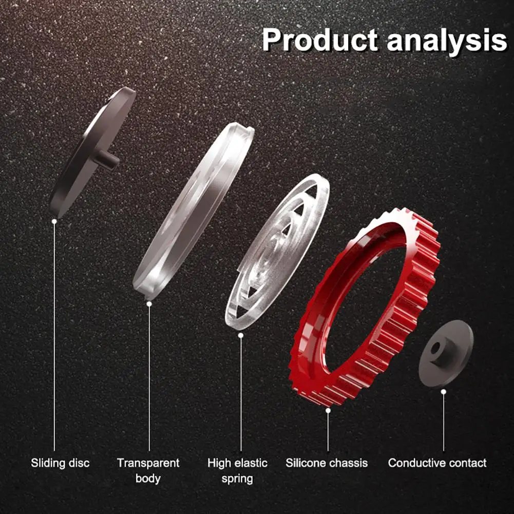 Q10 Mobile Games Joystick Round Game Screen Sucker Controller for Android iOS Computer For PUBG With | Электроника