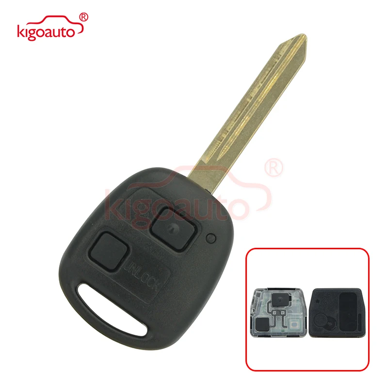 Denso (не Valeo) Kigoauto 89071-42050 дистанционный Автомобильный ключ 2 кнопки TOY47 315 МГц без