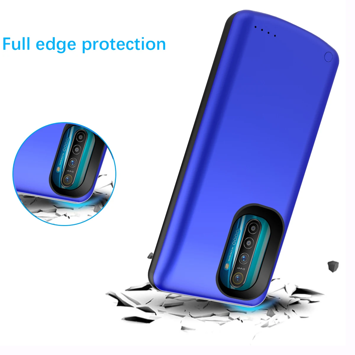 Чехол для зарядного устройства 6500 мАч Oppo Realme X2 Расширенный резервный внешний