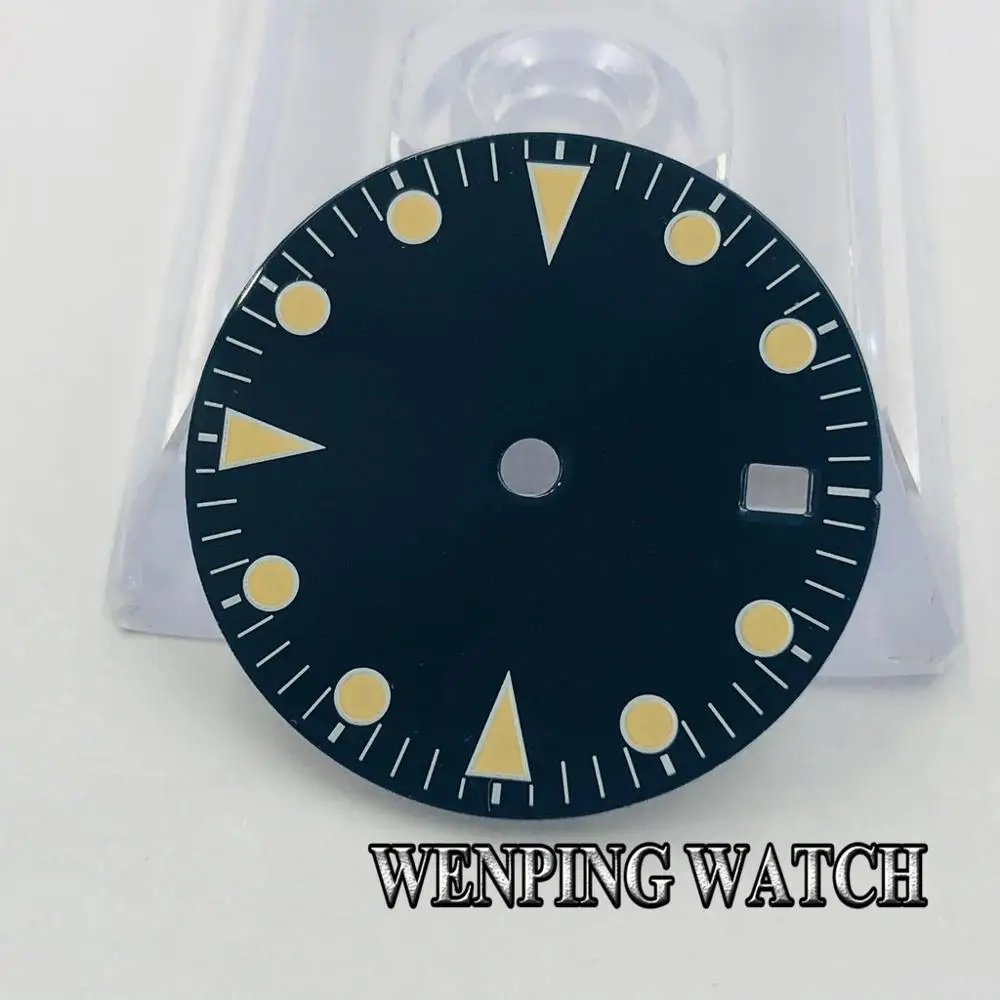 Стерильные часы Bliger 28 5 мм с циферблатом светящимся подходят для ETA 2836/2824 Miyota 8205 8215