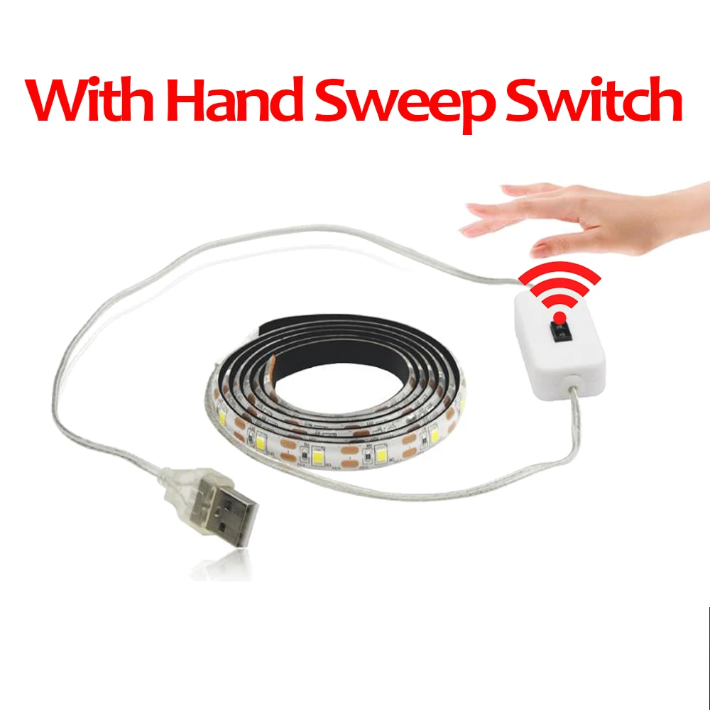 Зеркало косметическое зеркало для макияжа светильник 5В USB гибкий светодиодный