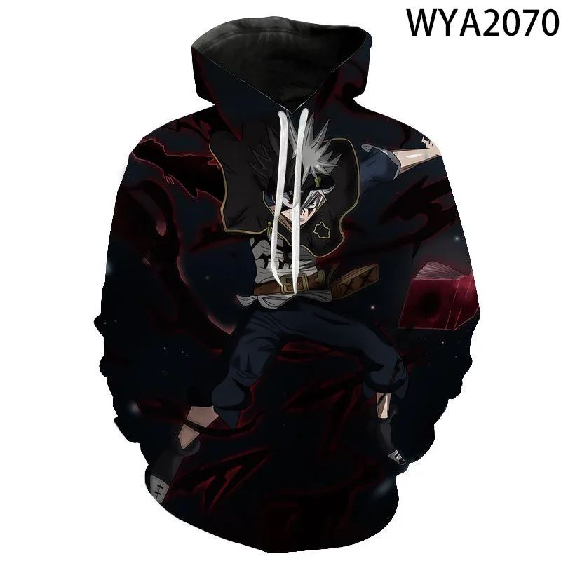 

Anime Black Clover Baby Boy Girl Streetwear Hoodies For Men 3D Printed Hoodies Colorful Classic Style Fashion Funny men's Sets