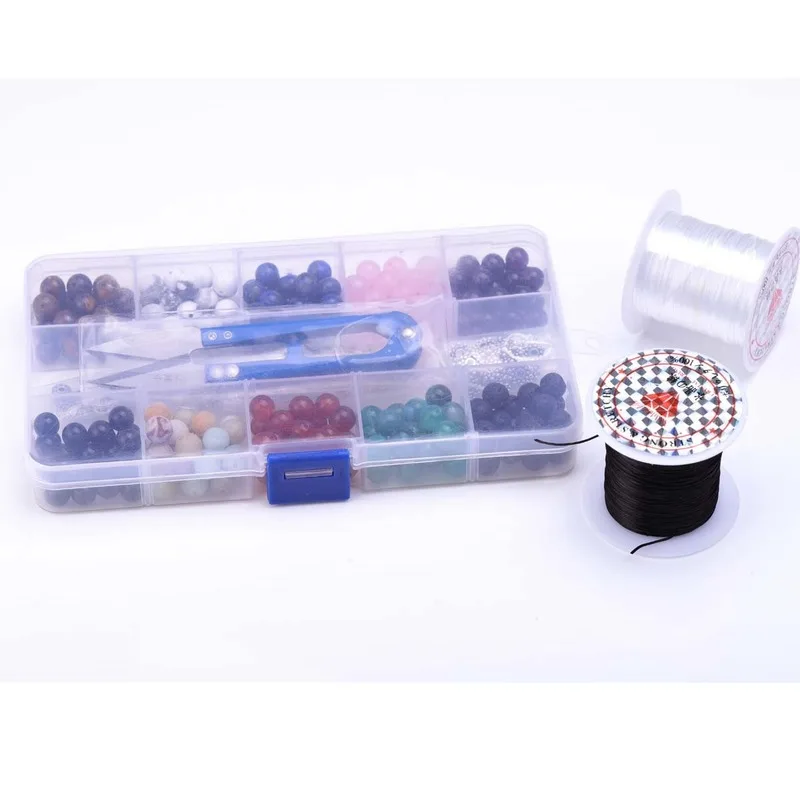 Набор из 240 штук 8 мм каменных бусин набор натуральных с натуральным драгоценным