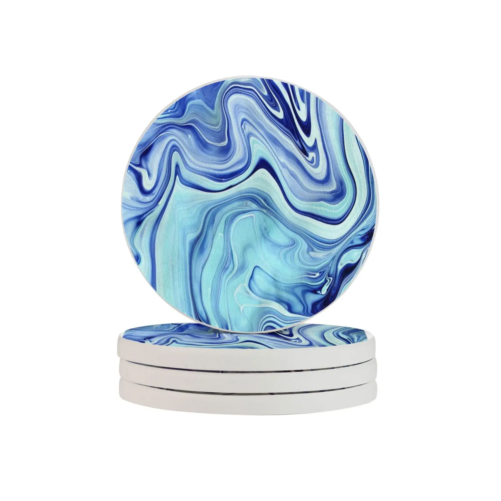 

Набор подставок для кухни, различная грязевая подставка, 4 предмета, круглые столовые приборы, новый год