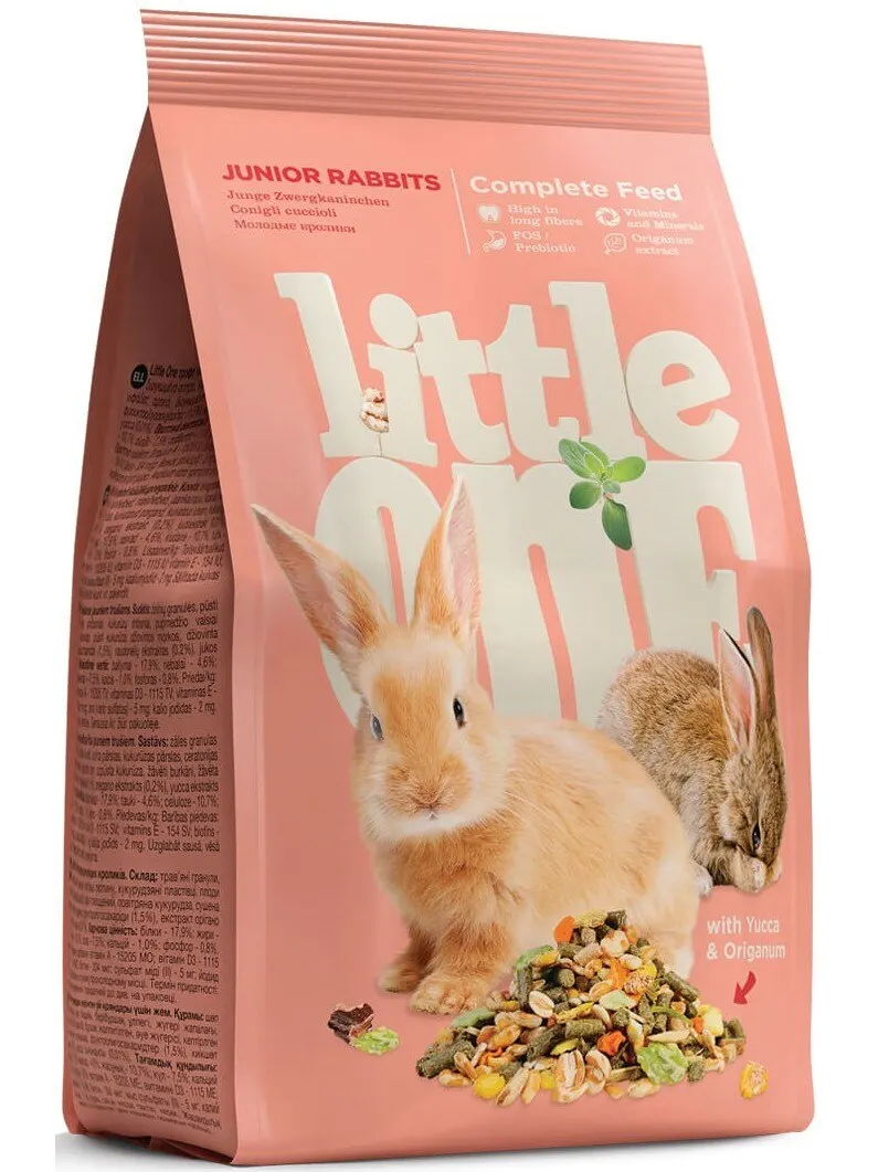 Little One корм для молодых кроликов Ассорти 400 гр. | Дом и сад