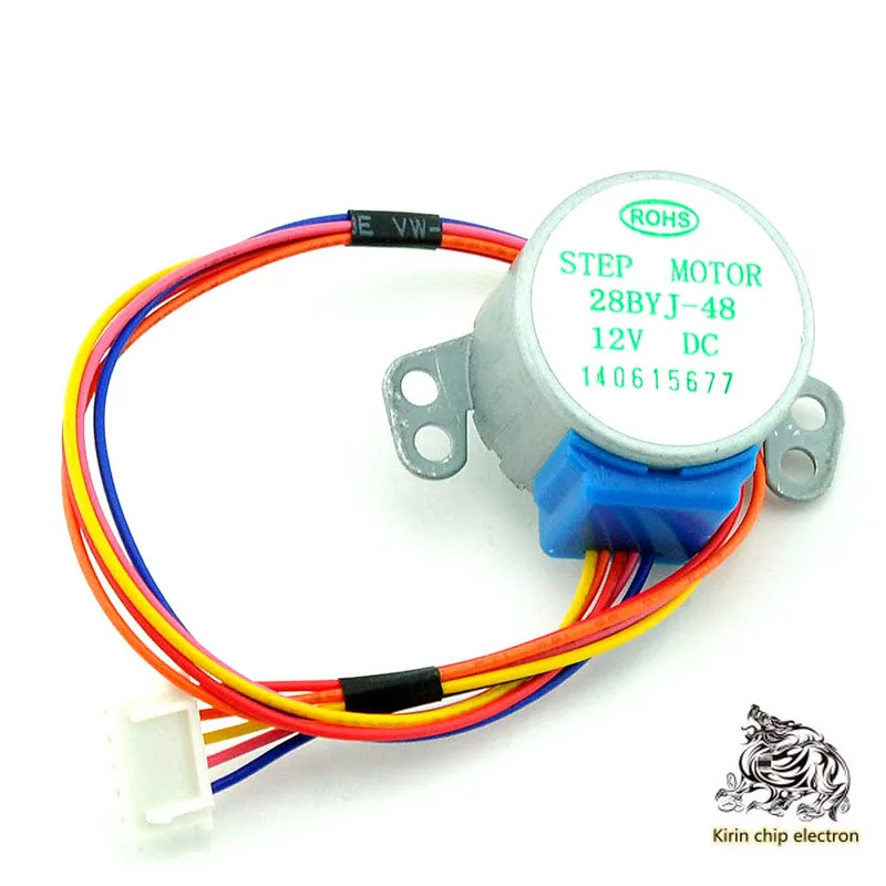

5PCSLOT 12В 4-фазный 5-проводной Шаговый двигатель Новый шаговый двигатель/двигатель замедления 28BYJ-48-12V