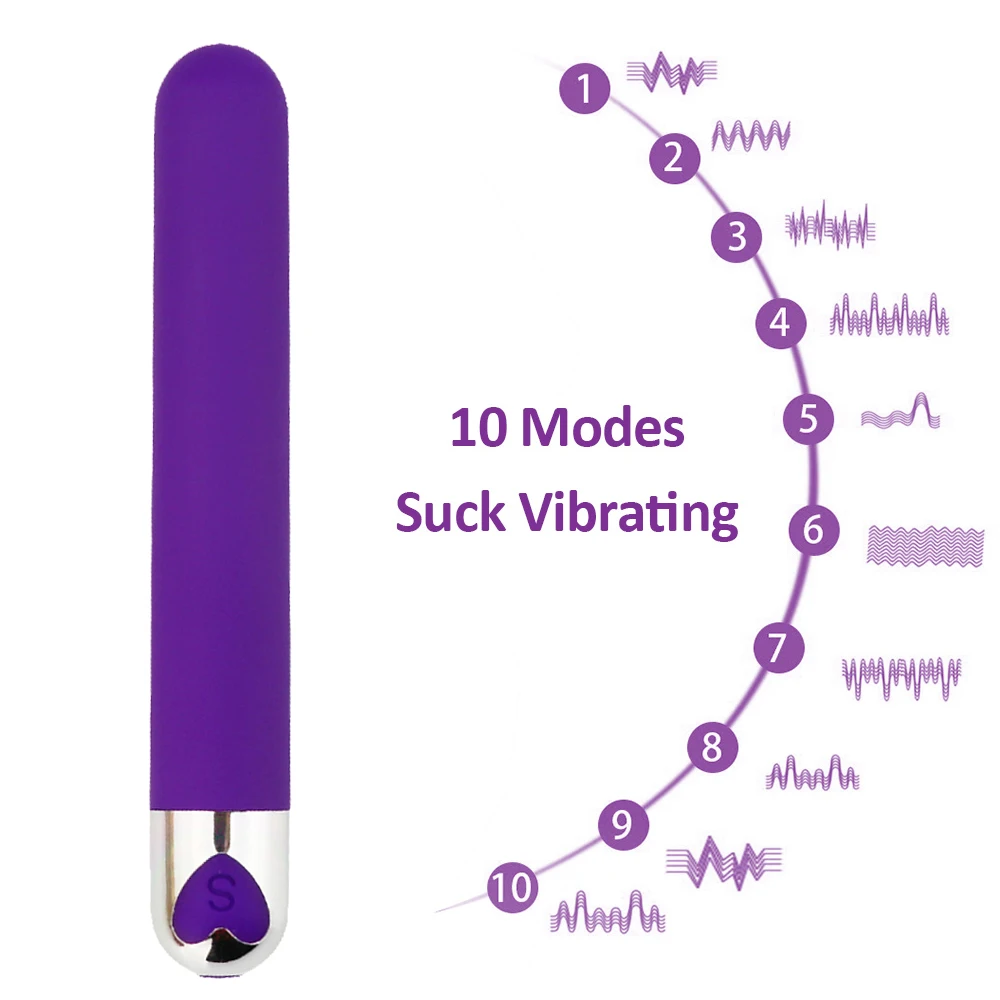 Длинный фаллоимитатор VETIRY вибратор AV Stick волшебная палочка 10 скоростей
