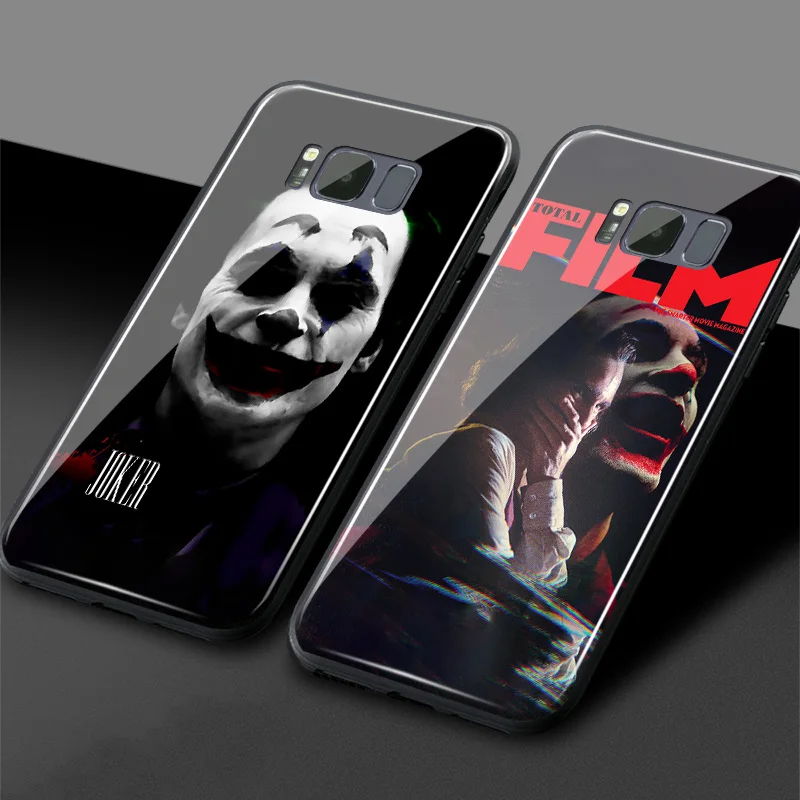 Пленка Joker Joaquin Phoenix стеклянный чехол для телефона мягкий силиконовый чехол для Samsung Galaxy S8 s9 s10e s10 plus note 8 9 10 PLUS