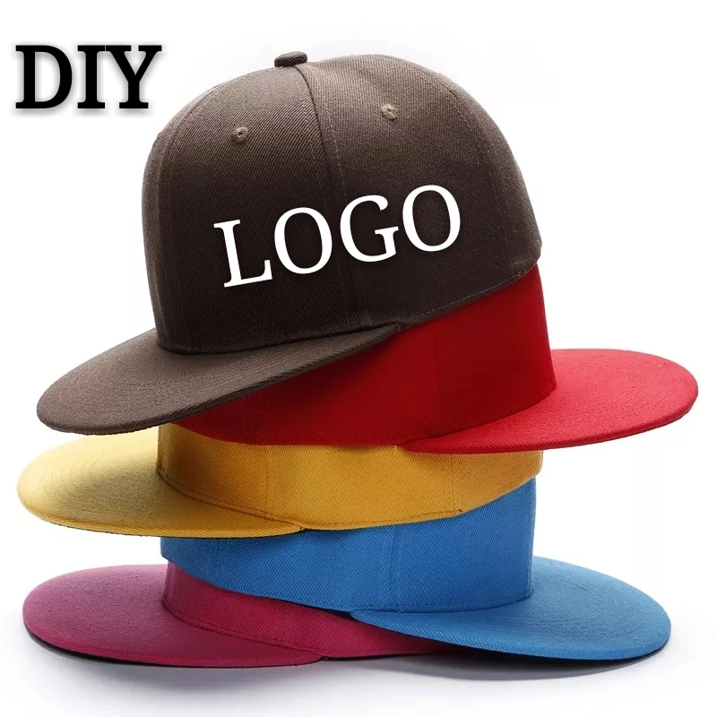

Бейсболка с логотипом «сделай сам», плоская кепка в стиле хип-хоп, с принтом для детей и взрослых, брендовая Спортивная Панама с вышивкой, Вы...