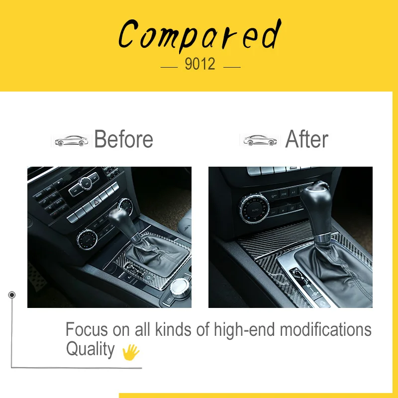 Мягкое углеродное волокно для Mercedes Benz C Class W204 2007-2013 отделка для прикуривателя наклейки автомобильные аксессуары