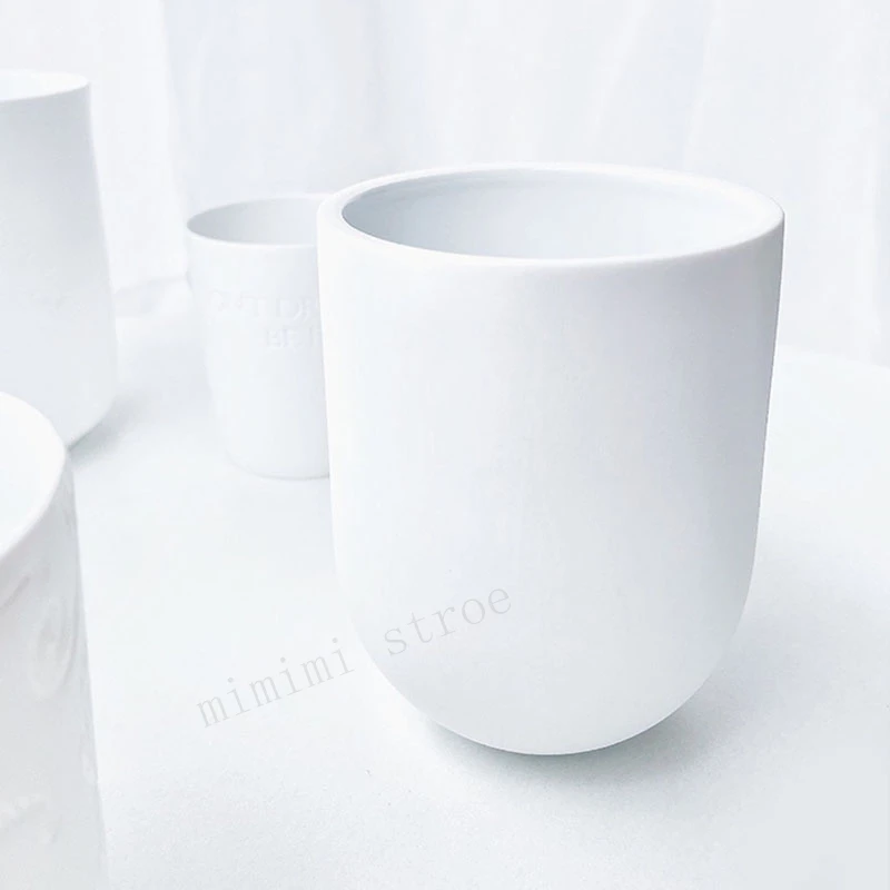 

Simple Concrete Flower Pot Silicone Mold U-shaped Design Pen Holder Plaster Cement Mold Epoxy Resin Mold