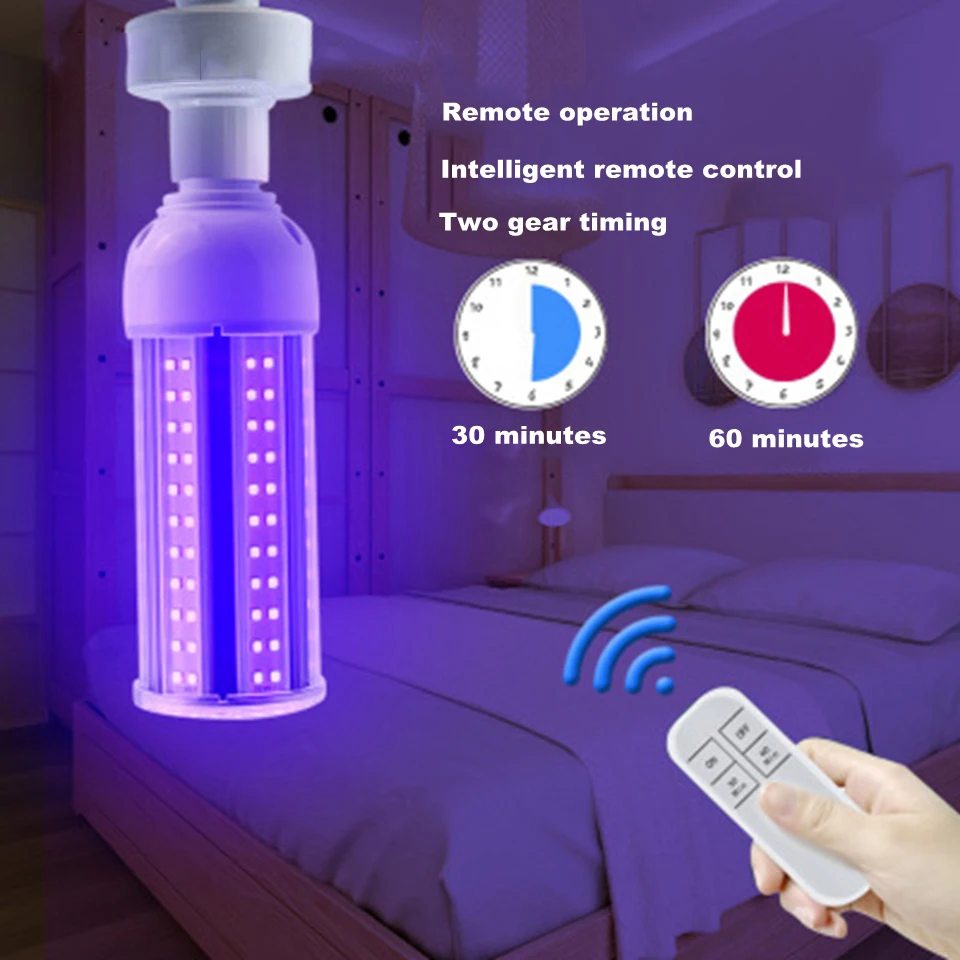 Amazon горячая Распродажа ультрафиолетовая дезинфекционная лампа UVC 30 Вт UV-C