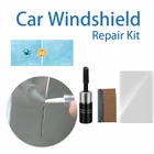 Инструмент для ремонта треснувшего лобового стекла автомобиля сделай сам, жидкость для восстановления стекол и стекол, для восстановления царапин и трещин, TSLM1