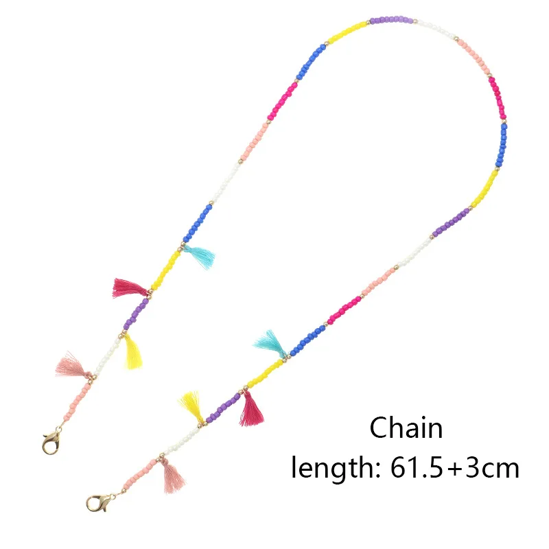 Регулируемый шнурок для защиты от потери цветной цепочки очков цепочка ожерелья