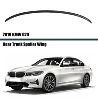 for bmw g20 2019 2020 2021 rear trunk spoiler tail boot wing bodykit carbon style car decoration