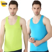 middle aged vest male large size underwear middle aged plussize modal bottoming sweatshirt summer oversize tank tops