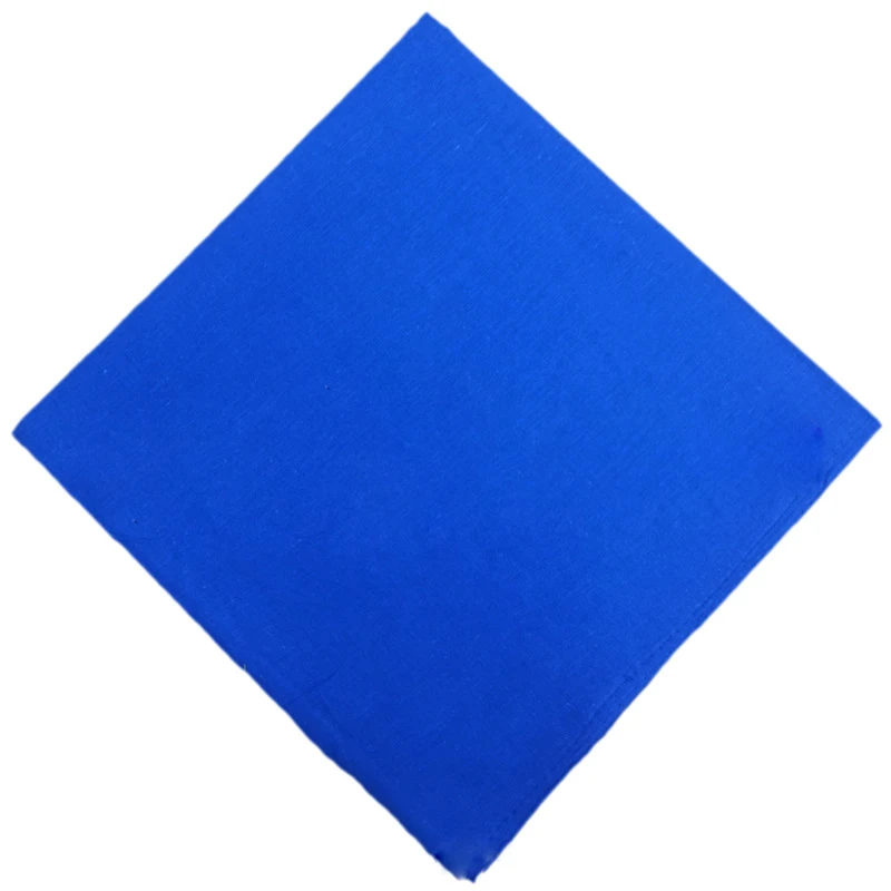 Однотонная цветная бандана в стиле хип-хоп многофункциональные 100% хлопковые