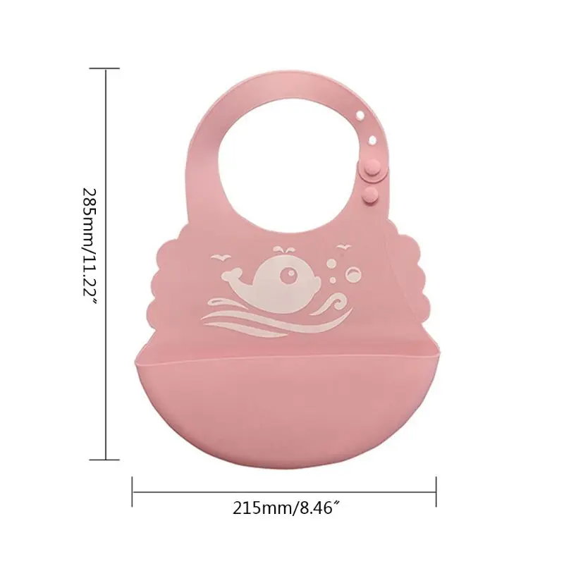 

Waterproof Newborn Baby Silicone Bibs Infant Feeding Food Catcher Pocket Saliva Towel