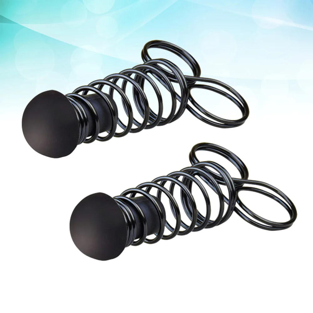 

2pcs Metal Grip Steel Grippers Finger Endurance Trainer Heavy Strength Exercise Training Tools for Fitness (Black)