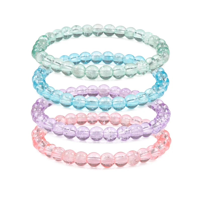 Женский и мужской браслет из растягивающегося натурального камня со