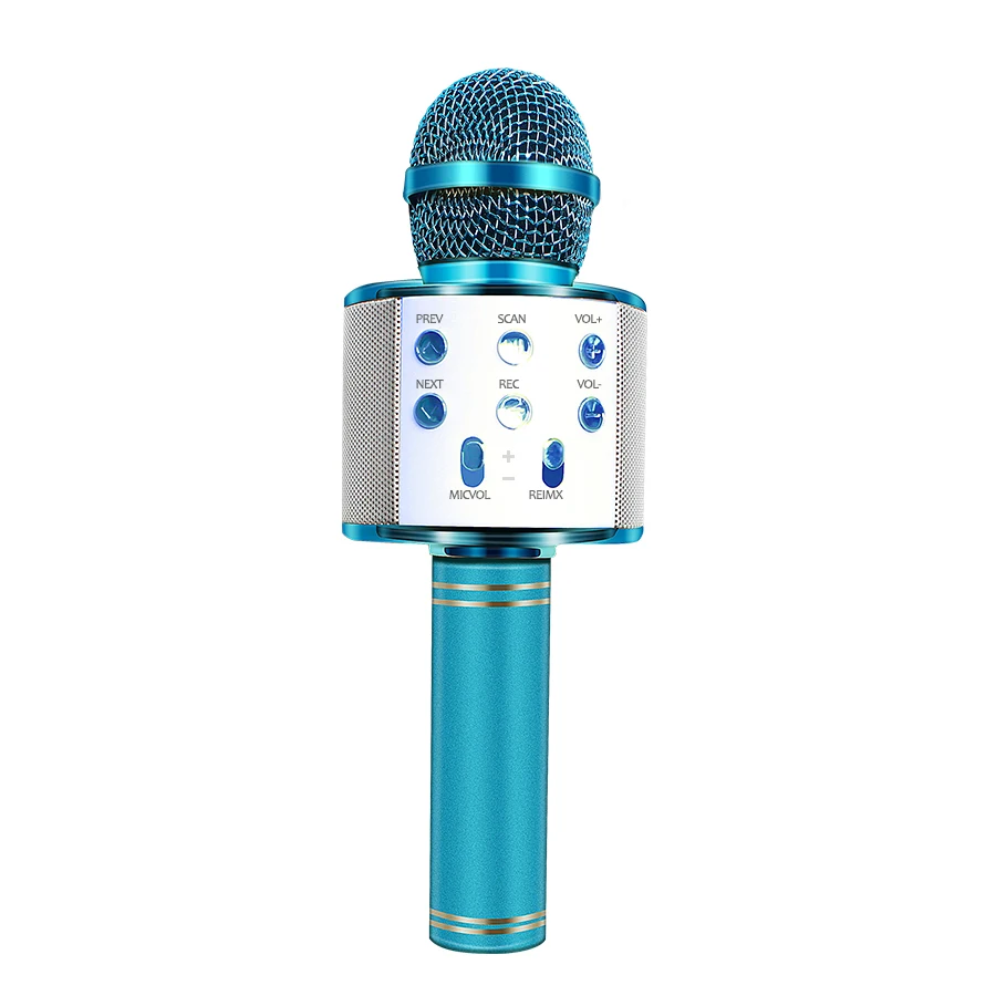 WS858 микрофон Bluetooth беспроводной USB WS 858 Профессиональный динамик Consender Ktv мобильный телефонный проигрыватель микрофон Запись музыки