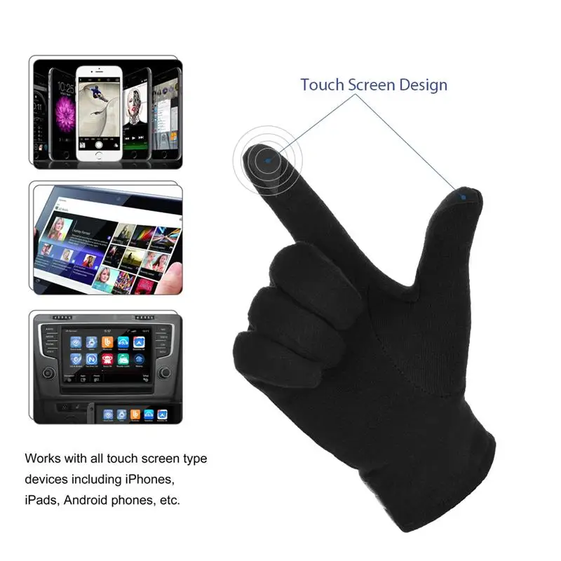 Vbiger перчатки для велоспорта зимние велосипедные езды на велосипеде с сенсорным