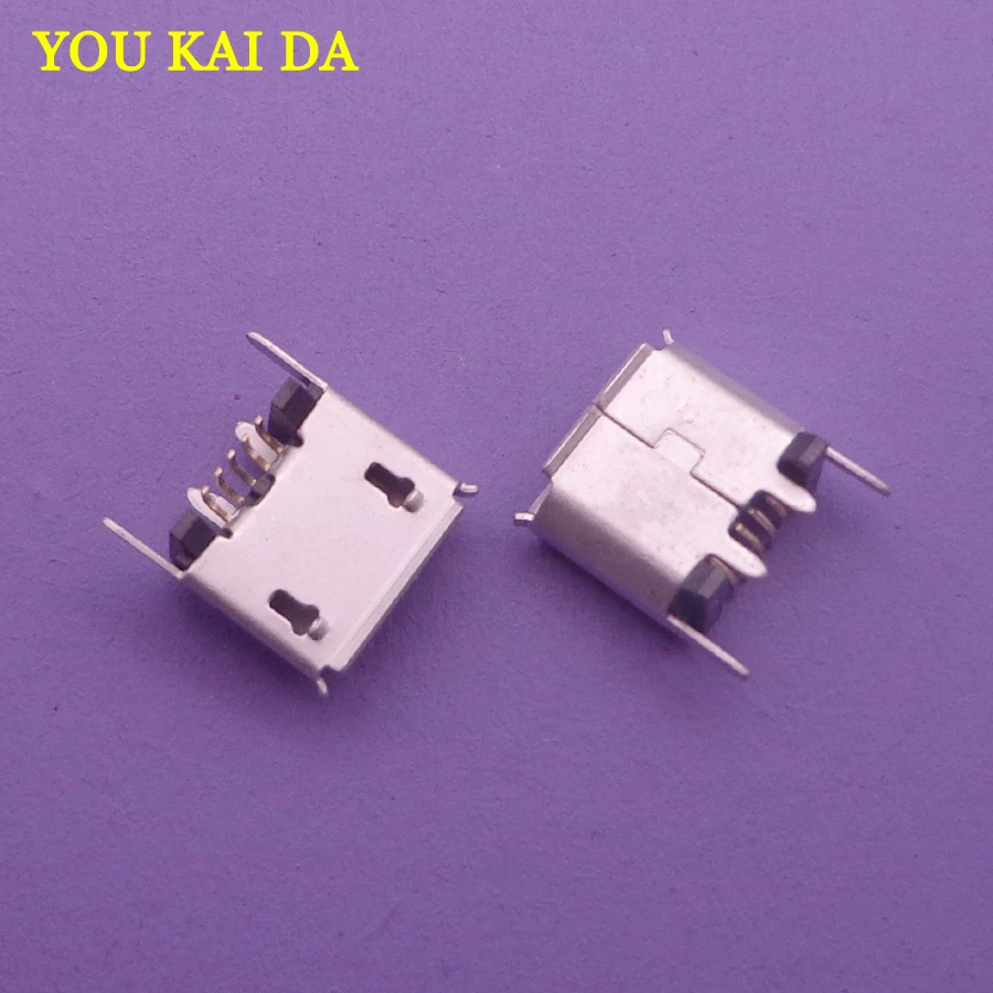 100 шт. микро мини USB разъем для зарядного порта док-станция ZX80-B-5P Micro Тип B