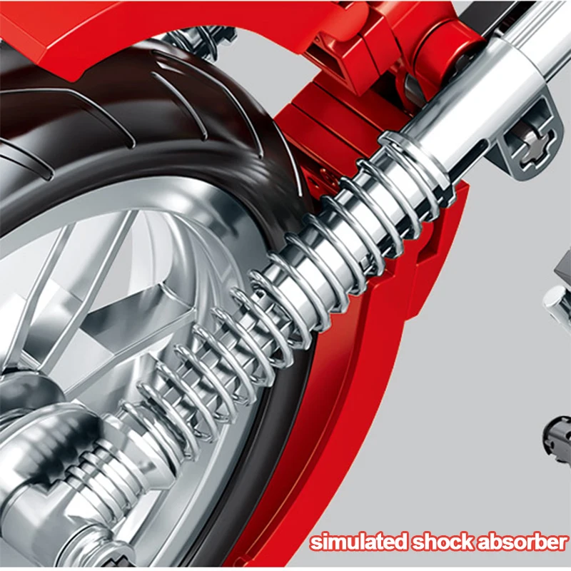 Высокотехнологичный конструктор для внедорожного мотоцикла гоночный мотоцикл