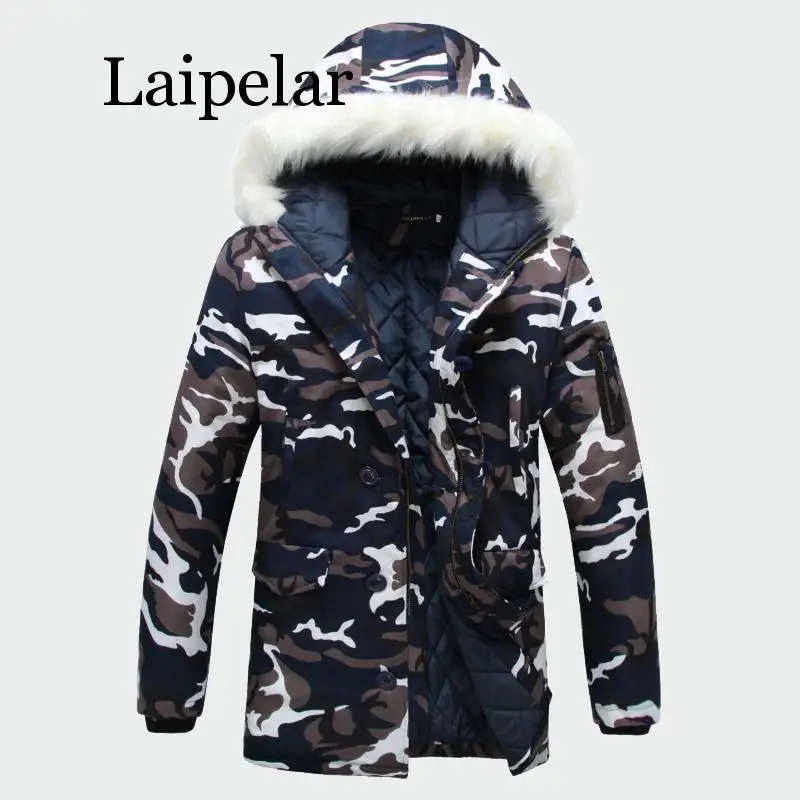 

Laipelar 2019 зимние мужские пальто, теплые толстые мужские куртки, мягкие повседневные парки с капюшоном, мужские пальто, Мужская брендовая одеж...