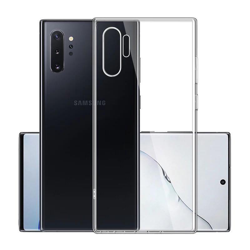Для samsung Galaxy Note 10 Plus чехол S10 S11 тонкий прозрачный ТПУ силиконовый прозрачный мягкий чехол для samsung Note 10+ чехол для телефона