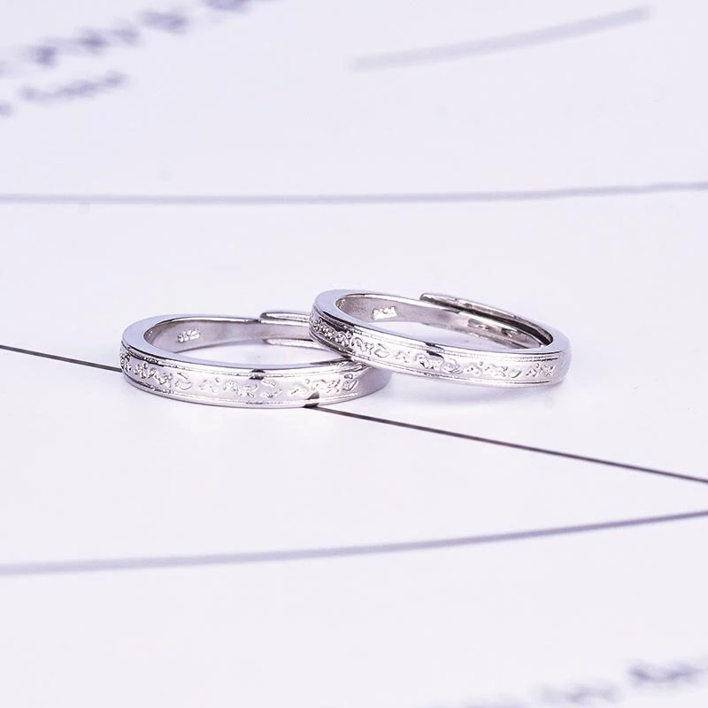 Простое и изысканное регулируемое Открытое кольцо MENGYI модное парное для женщин