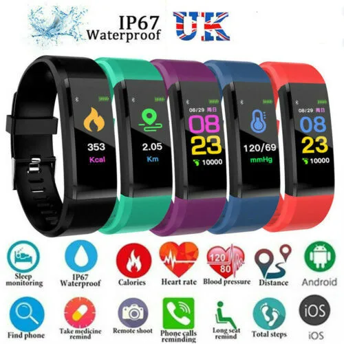 Смарт часы спортивный фитнес трекер кровяное давление здоровье браслет для