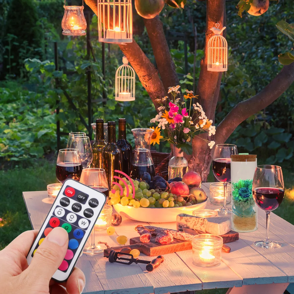 

1 Set Eternal Flower Glass Shield Light Strip Preserved Forever Flower Gift