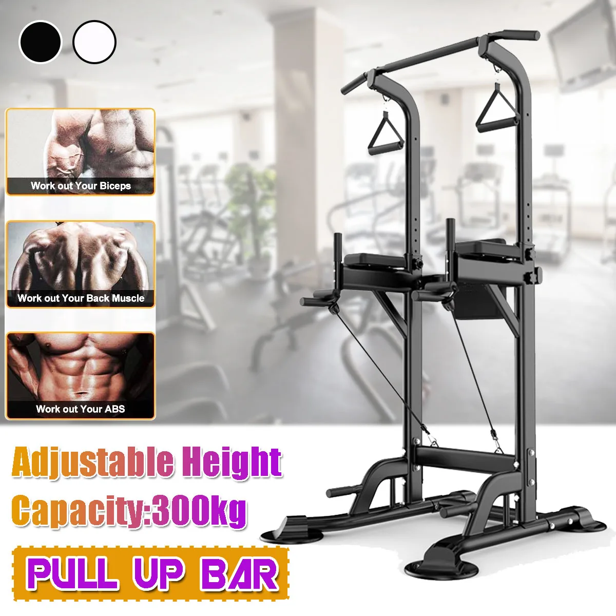 

Многофункциональный Фитнес станция Pull-Up купальник с эффектом пуш-ап бары с регулировкой по высоте, упражнений в тренажерном зале тела Фитне...