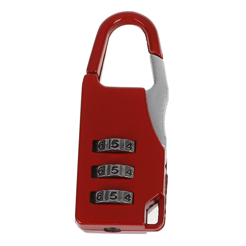 Дорожный 3 значный код безопасный замок для багажа с комбинацией чемодан висячим