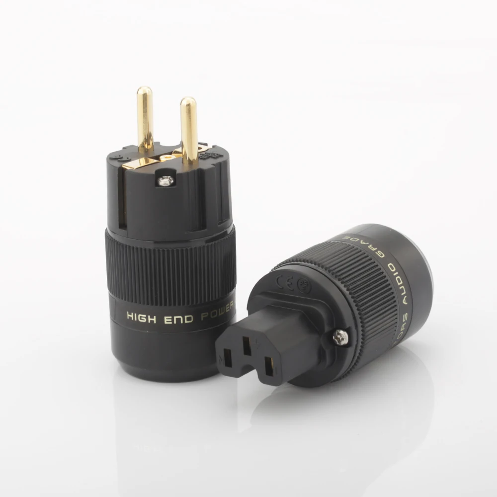 Высококачественный Штепсель питания Schuko штепсельная вилка европейского